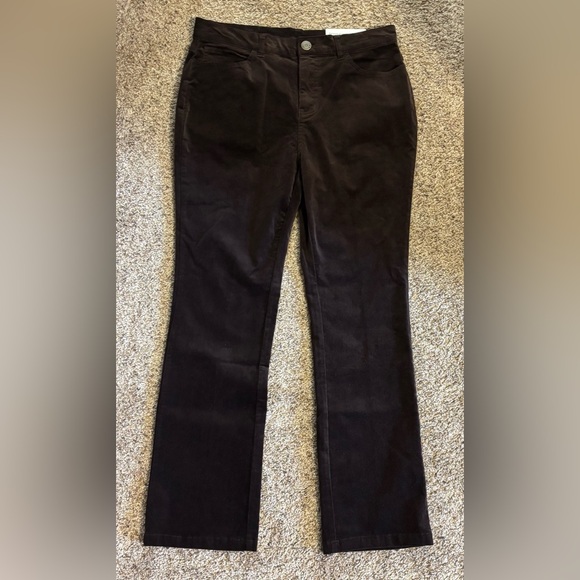 Christopher & Banks Women's Dark Brown Boot Cut Pants - Picture 1 of 4